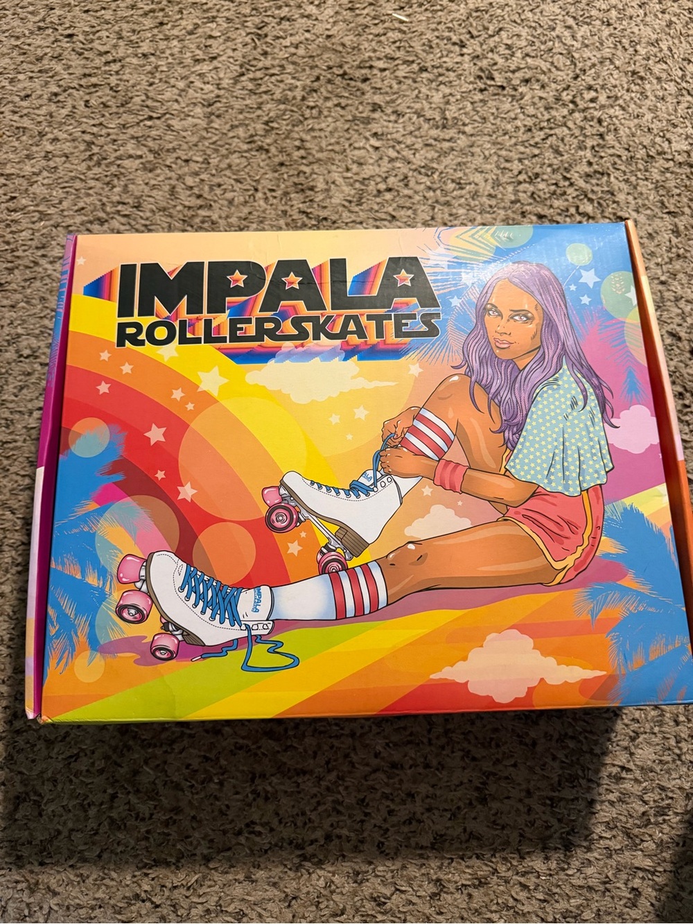 Impala Roller skates leopard print women’s size 8 brand new in box